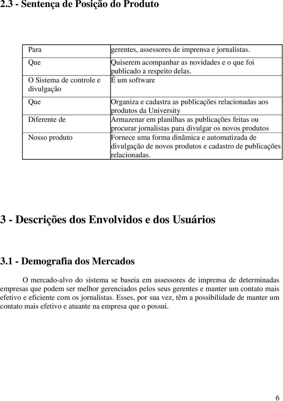 É um software Organiza e cadastra as publicações relacionadas aos produtos da University Armazenar em planilhas as publicações feitas ou procurar jornalistas para divulgar os novos produtos Fornece