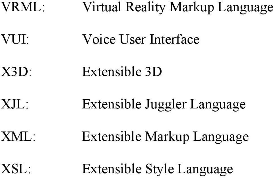 Extensible 3D Extensible Juggler Language