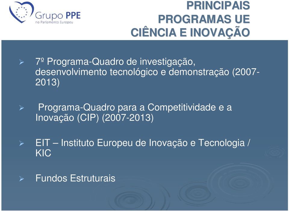 Programa-Quadro para a Competitividade e a Inovação (CIP)