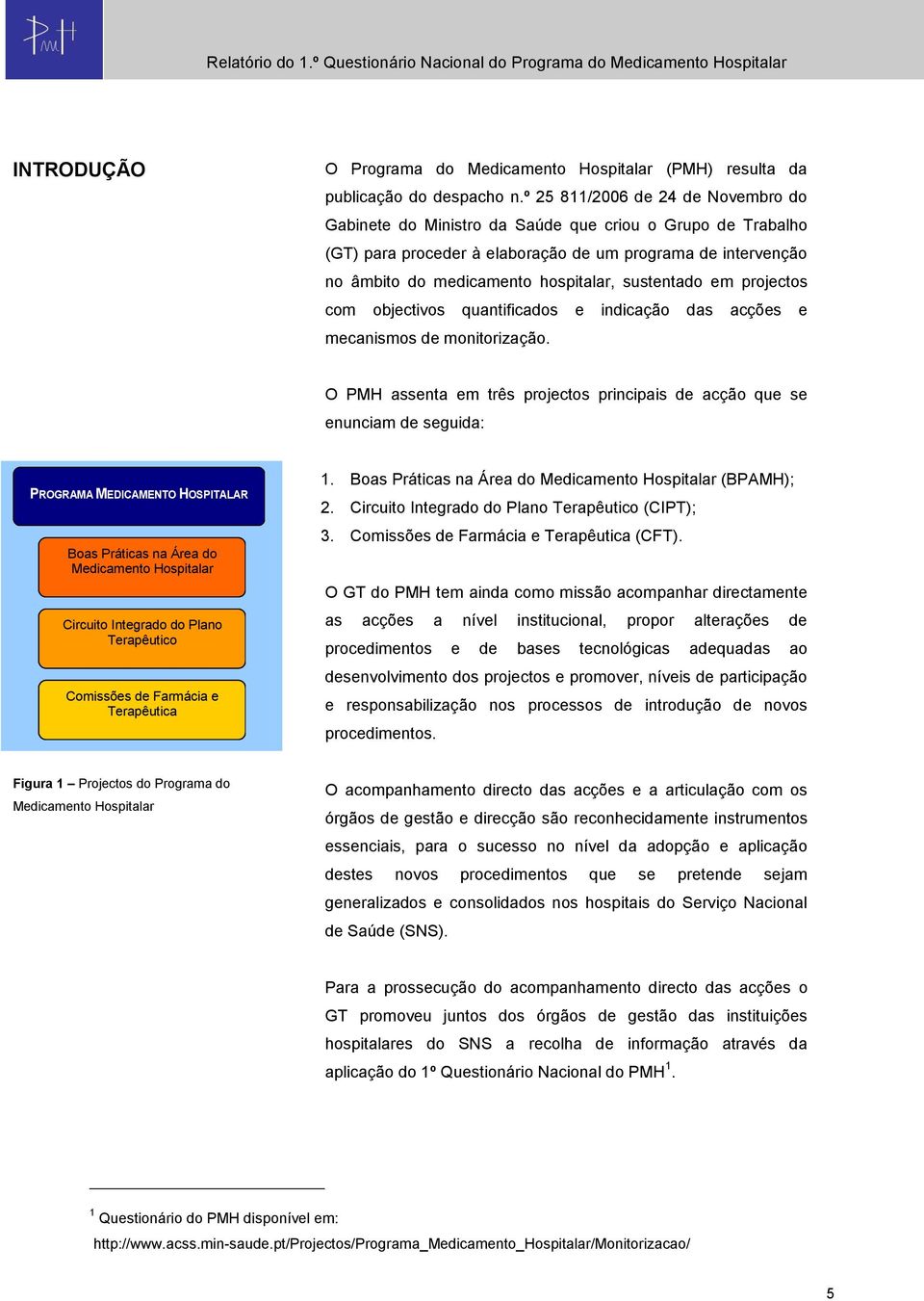 sustentado em projectos com objectivos quantificados e indicação das acções e mecanismos de monitorização.