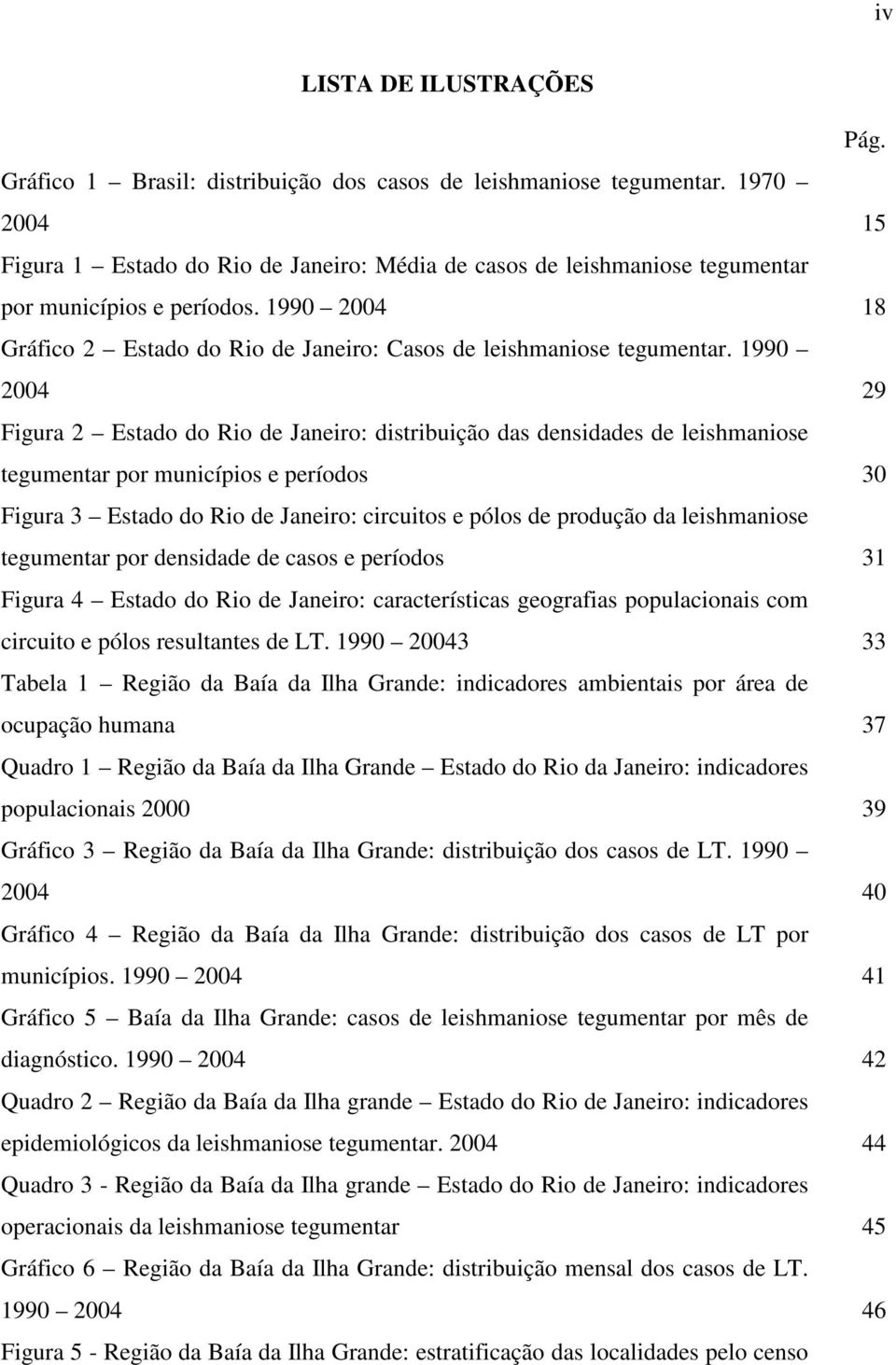 1990 2004 Figura 2 Estado do Rio de Janeiro: distribuição das densidades de leishmaniose tegumentar por municípios e períodos Figura 3 Estado do Rio de Janeiro: circuitos e pólos de produção da