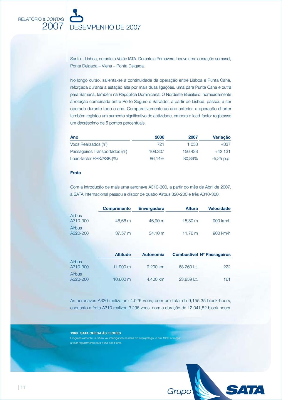 Dominicana. O Nordeste Brasileiro, nomeadamente a rotação combinada entre Porto Seguro e Salvador, a partir de Lisboa, passou a ser operado durante todo o ano.