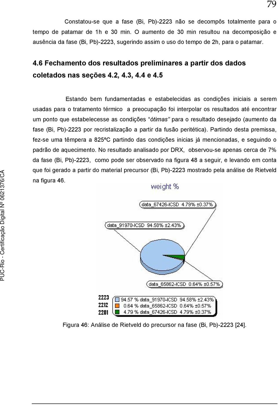 6 Fechamento dos resultados preliminares a partir dos dados coletados nas seções 4., 4., 4.4 e 4.