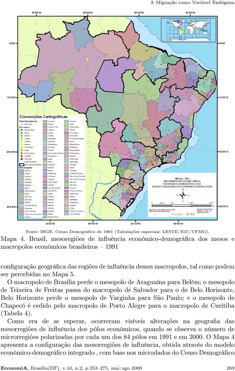 percebidas no Mapa 5.