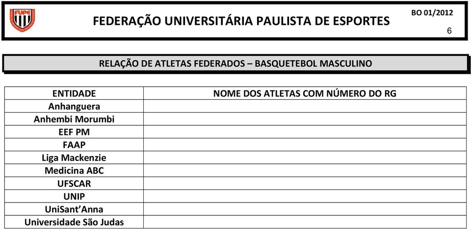 Anhanguera FAAP Medicina ABC UFSCAR