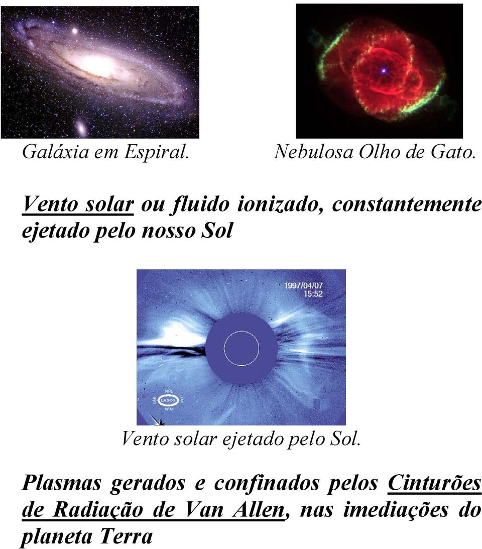 nosso Sol Vento solar ejetado pelo Sol.