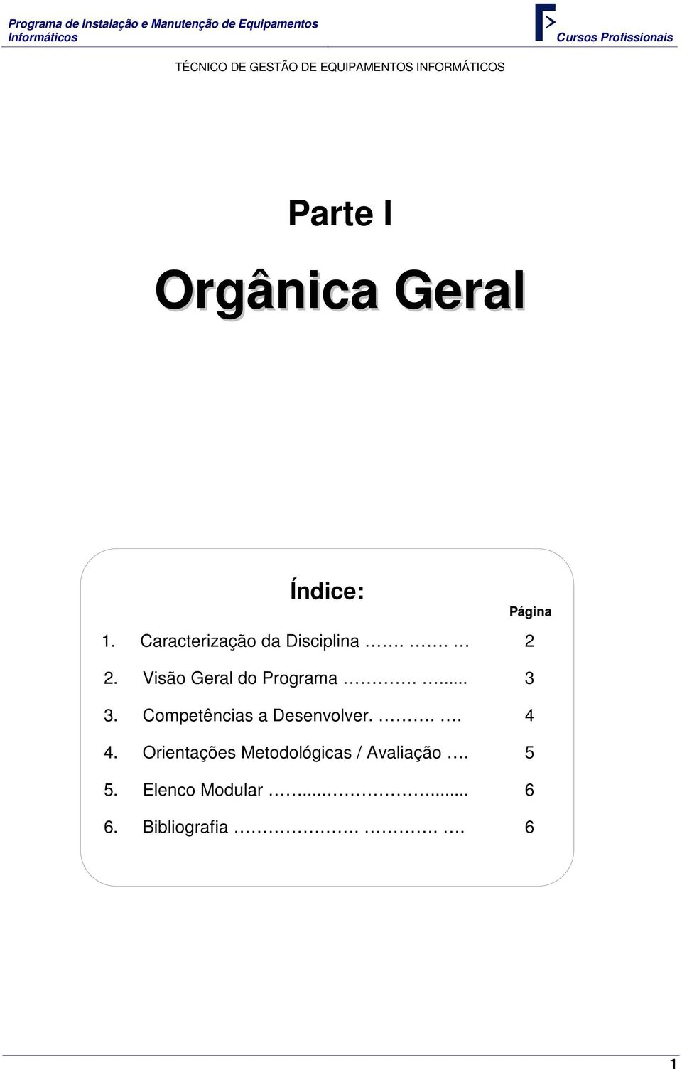 Visão Geral do Programa.... 3 3.