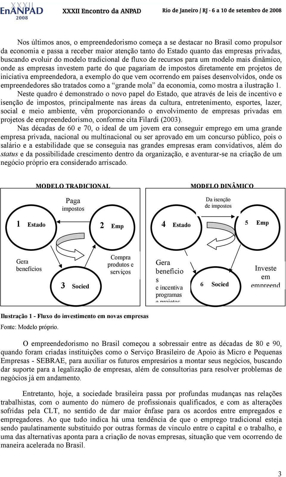 ocorrendo em países desenvolvidos, onde os empreendedores são tratados como a grande mola da economia, como mostra a ilustração 1.