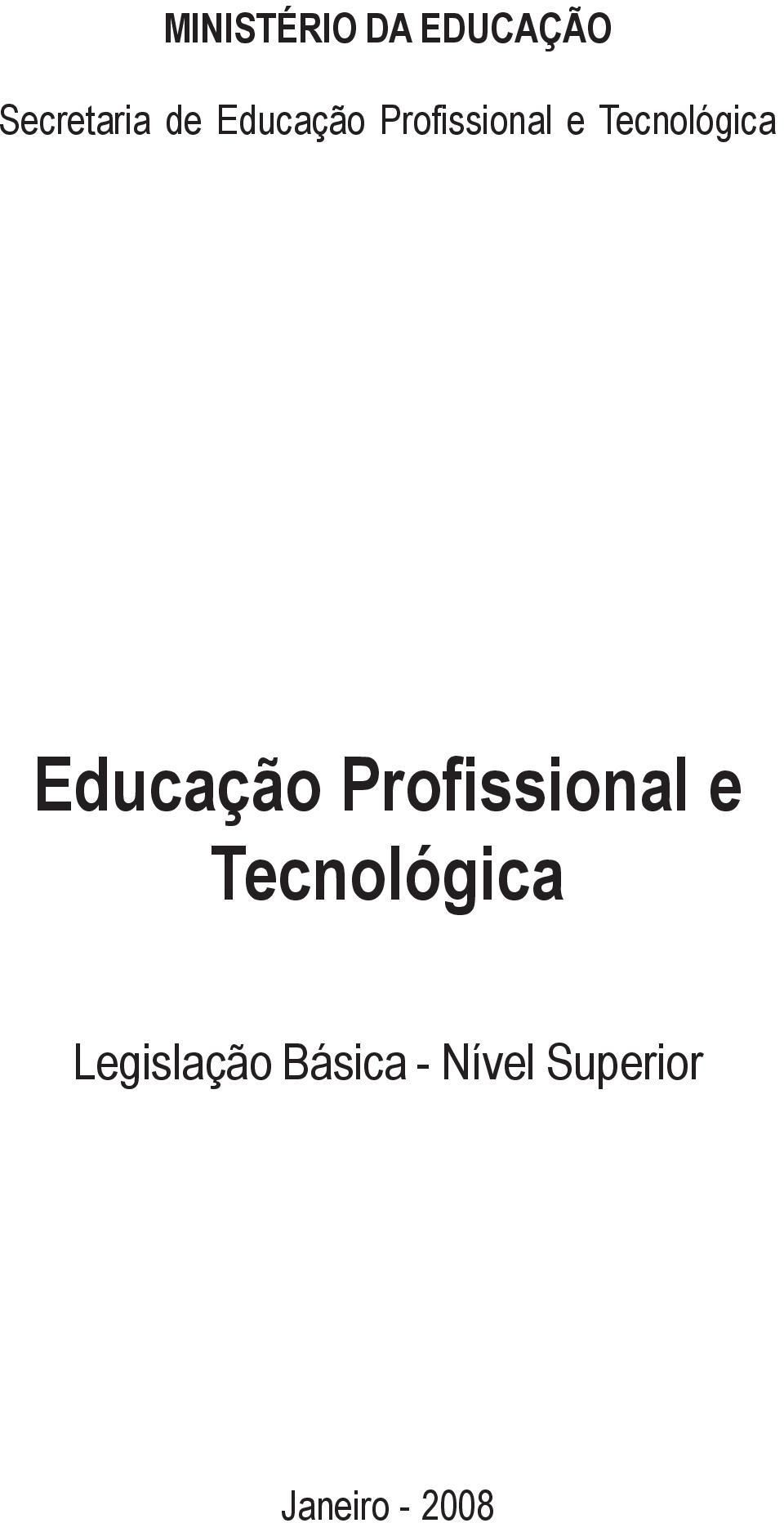 Legislação Básica - Nível Superior