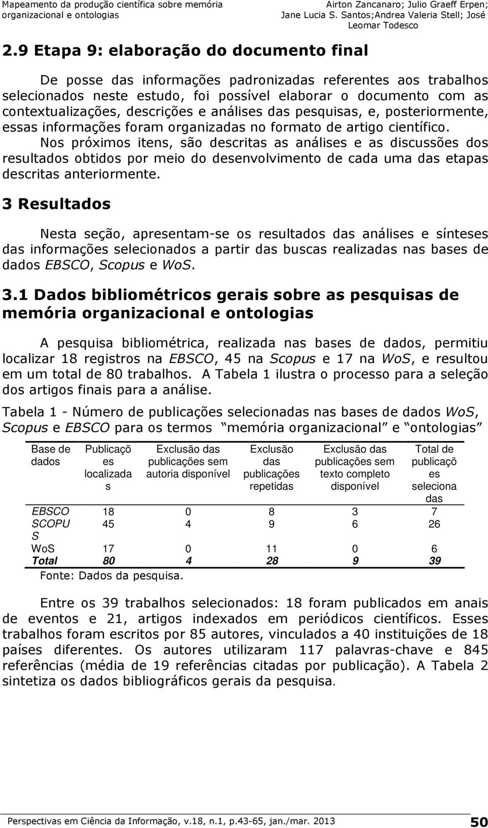 Nos próximos itens, são descritas as análises e as discussões dos resultados obtidos por meio do desenvolvimento de cada uma das etapas descritas anteriormente.