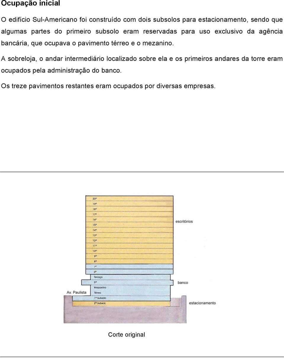 e o mezanino.