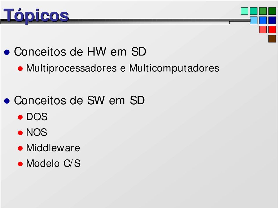 Multicomputadores Conceitos