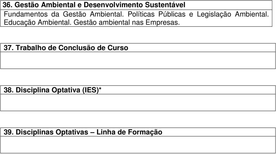 Educação Ambiental. Gestão ambiental nas Empresas. 37.