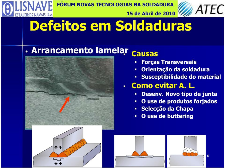 Como evitar A. L. Desenv.