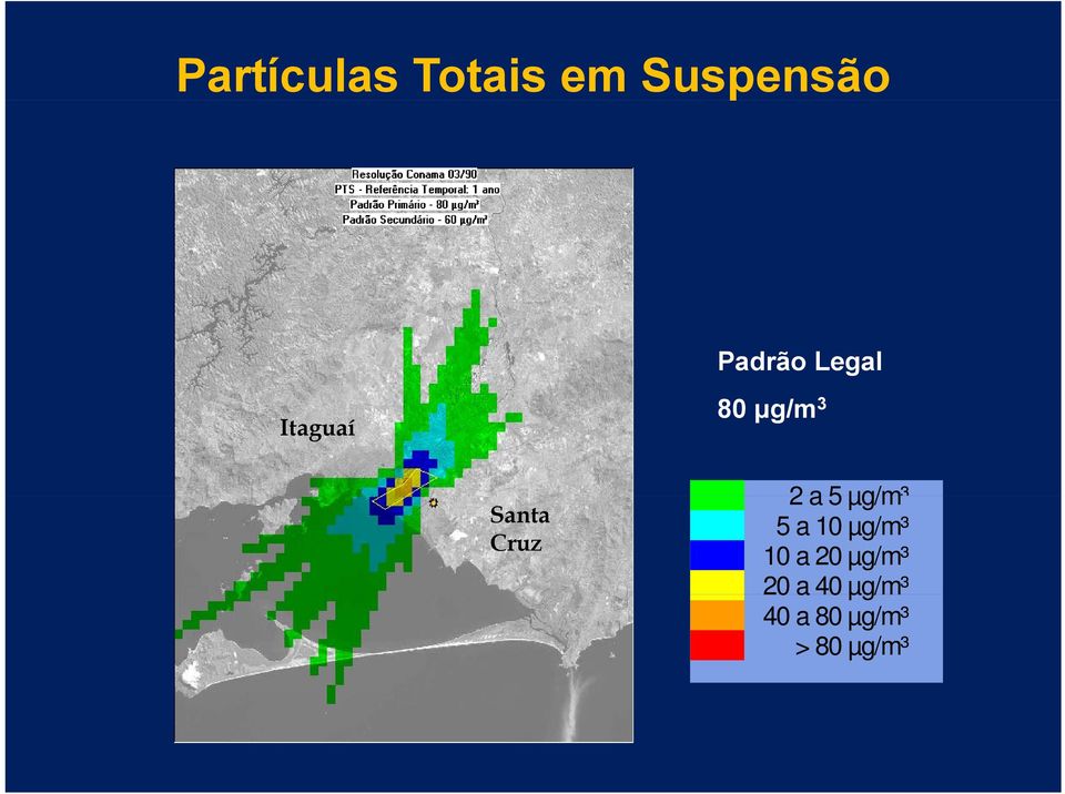 Cruz 2a5µg/m³ 5 a 10 µg/m³ 10 a 20