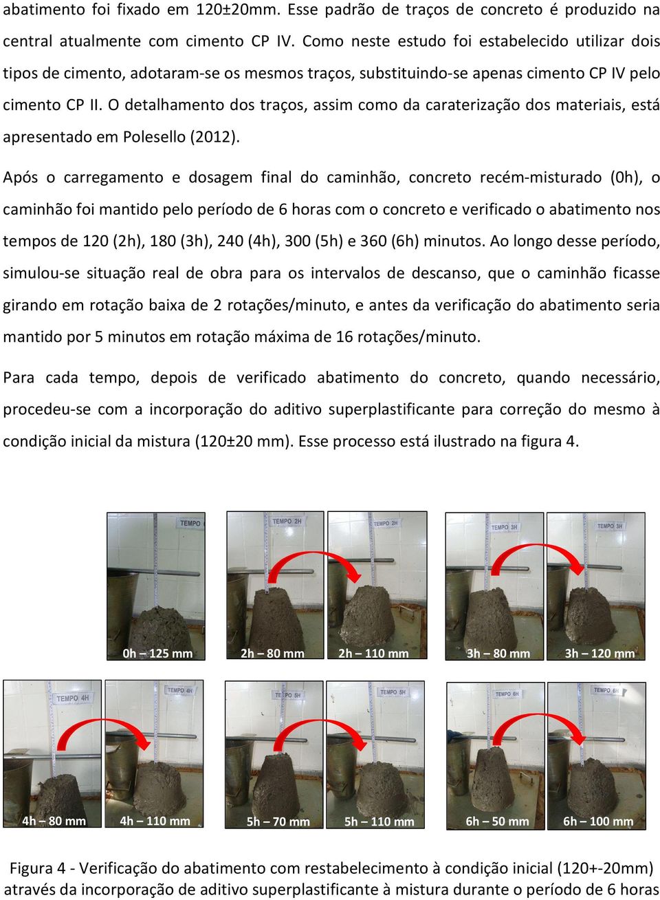 O detalhamento dos traços, assim como da caraterização dos materiais, está apresentado em Polesello (2012).