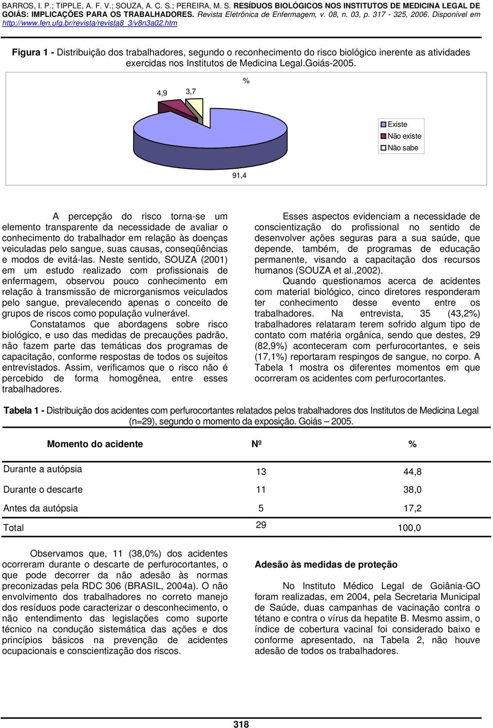 suas causas, conseqüências e modos de evitá-las.