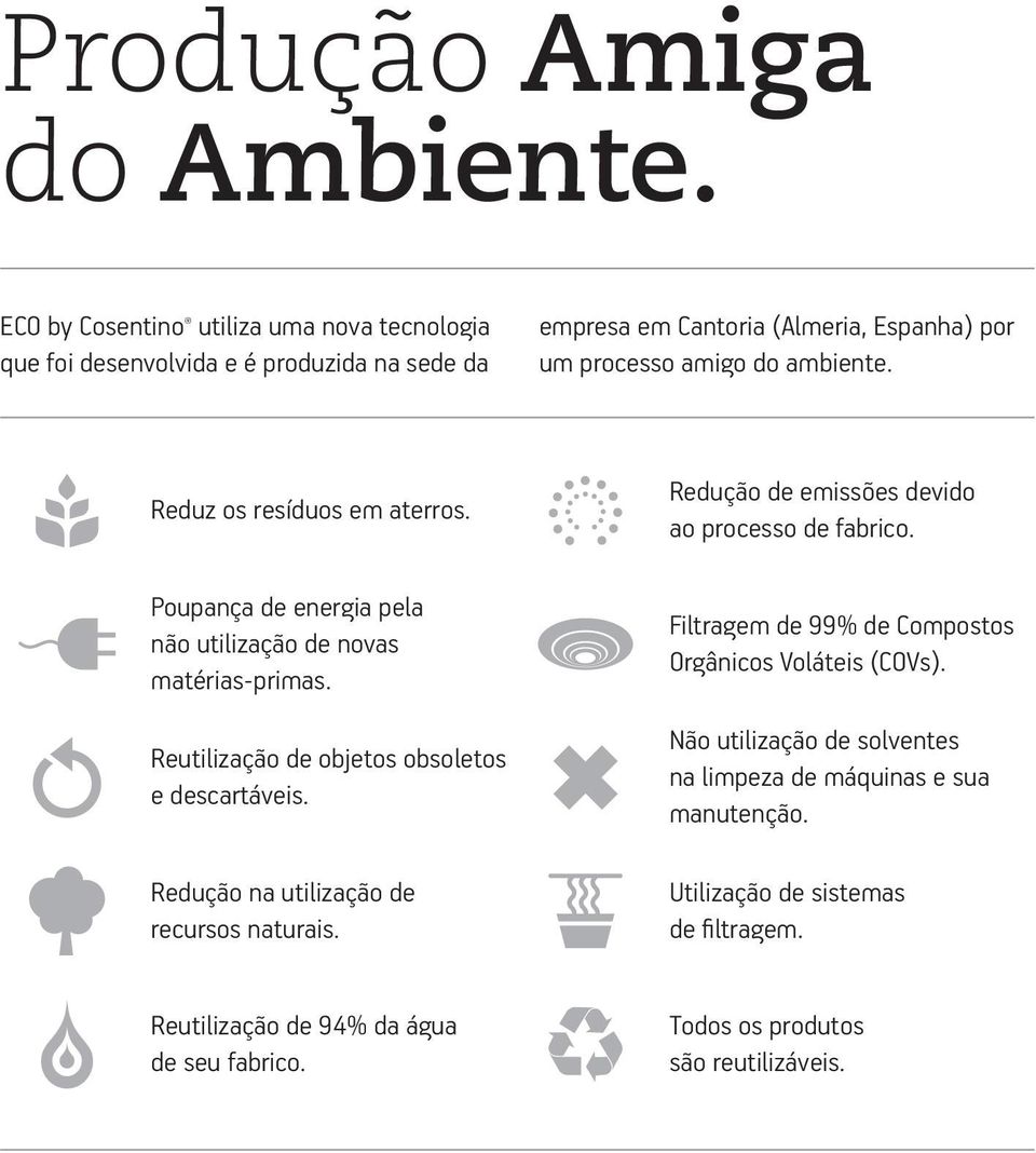 Reduz os resíduos em aterros. Poupança de energia pela não utilização de novas matérias-primas. Reutilização de objetos obsoletos e descartáveis.