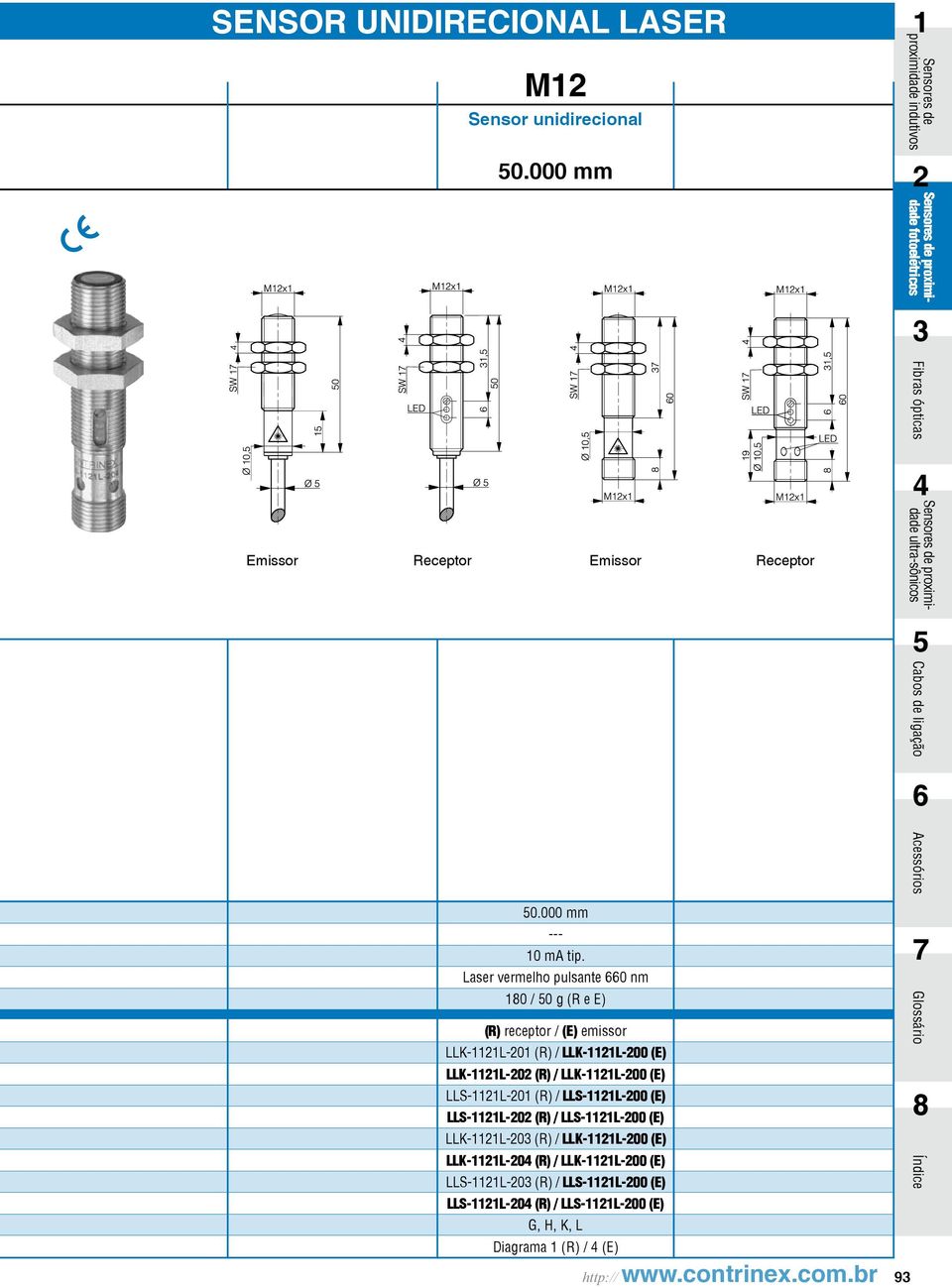 ligção Aceório 0.000 mm 10 ma tip.