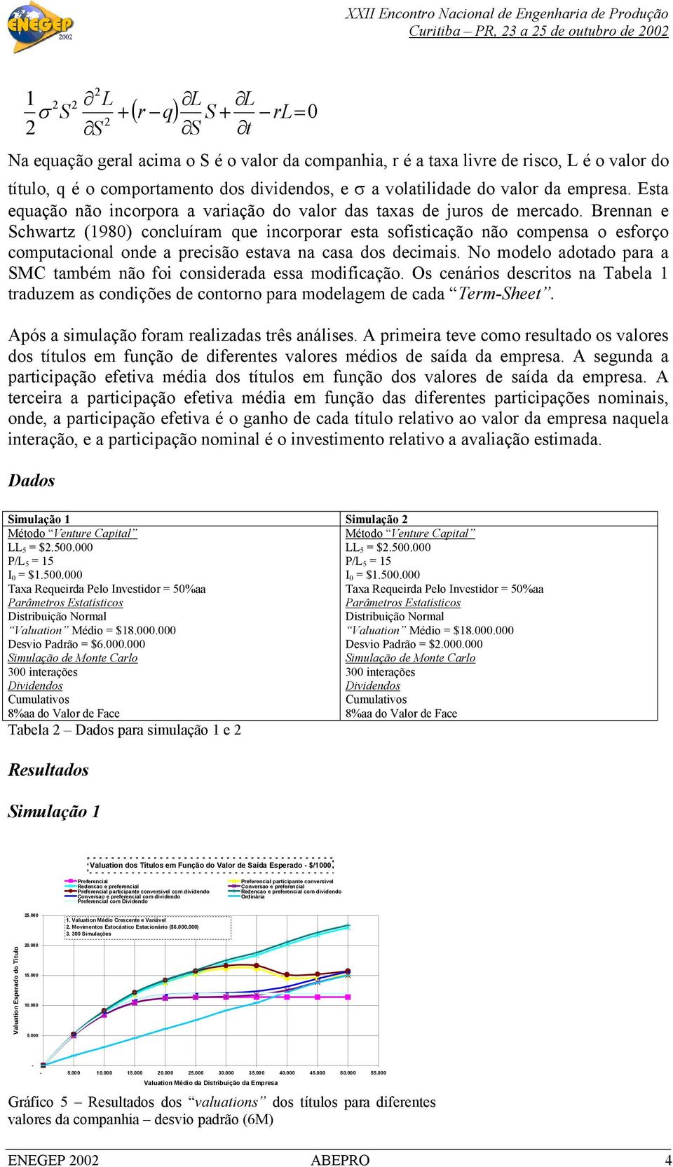 Brennan e Schwartz (1980) concluíram que incorporar esta sofisticação não compensa o esforço computacional onde a precisão estava na casa dos decimais.