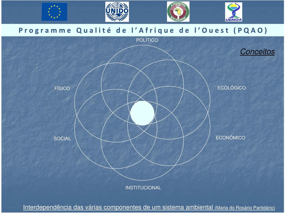 Interdependência das várias componentes