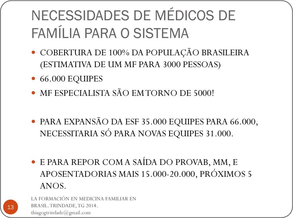 PARA EXPANSÃO DA ESF 35.000 