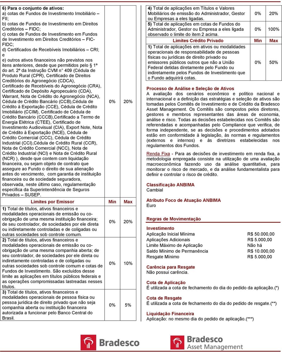 2º da Instrução CVM n 409 (Cédula de Produto Rural (CPR), Certificado de Direitos Creditórios do Agronegócio (CDCA), Certificado de Recebíveis do Agronegócio (CRA), Certificado de Depósito