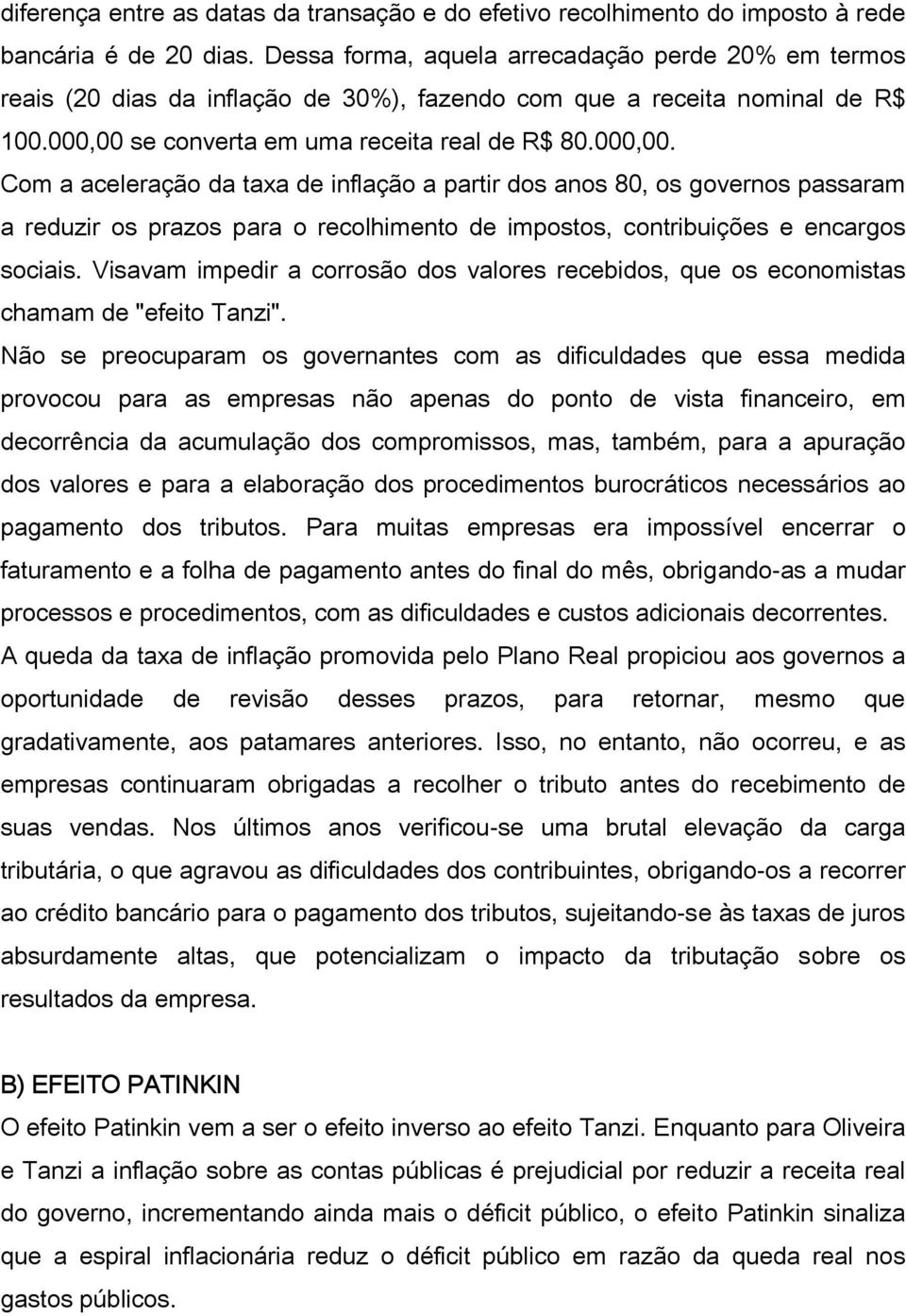 se converta em uma receita real de R$ 80.000,00.