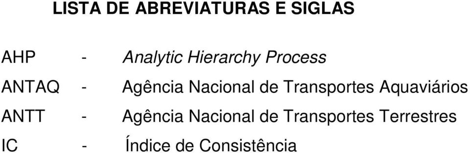 Transportes Aquaviários ANTT - Agência Nacional