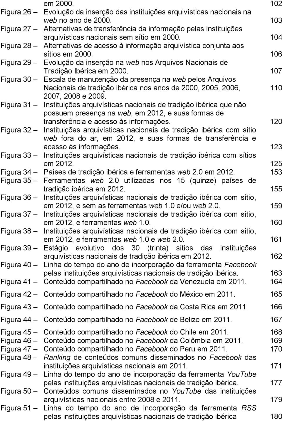 104 Figura 28 Alternativas de acesso à informação arquivística conjunta aos sítios em 2000. 106 Figura 29 Evolução da inserção na web nos Arquivos Nacionais de Tradição Ibérica em 2000.
