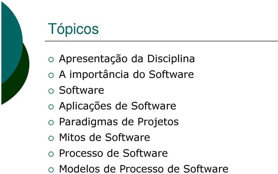 Software Paradigmas de Projetos Mitos de