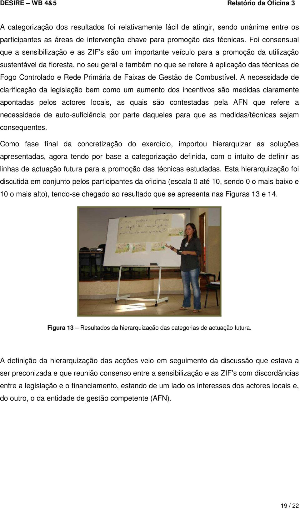 Controlado e Rede Primária de Faixas de Gestão de Combustível.