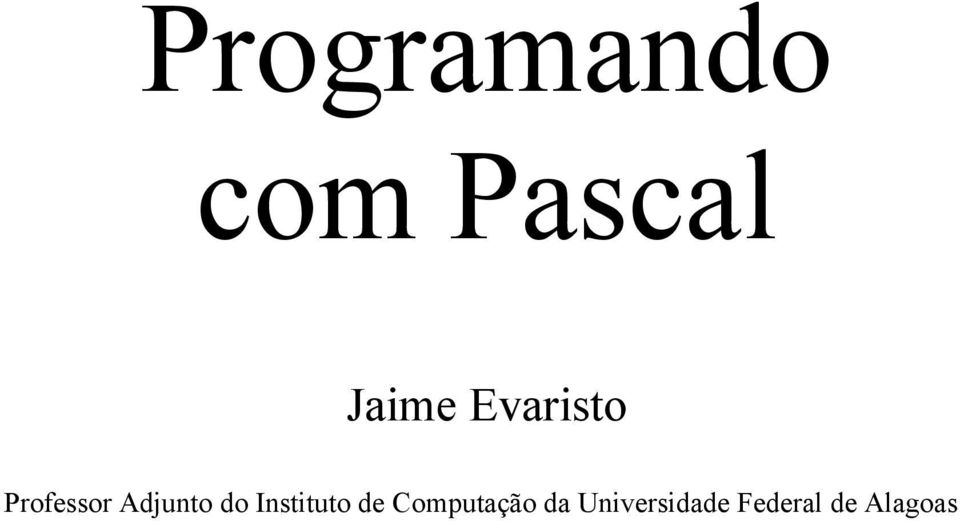 Instituto de Computação da