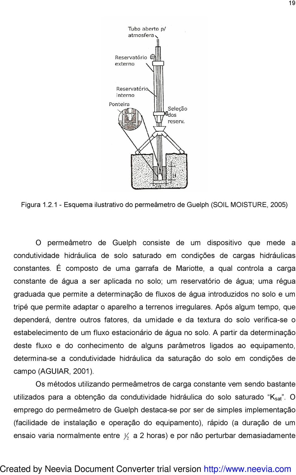 hidráulicas constantes.