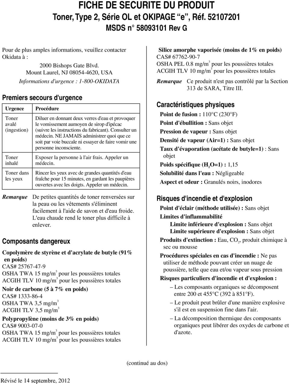 provoquer le vomissement aumoyen de sirop d'ipécac (suivre les instructions du fabricant). Consulter un médecin.