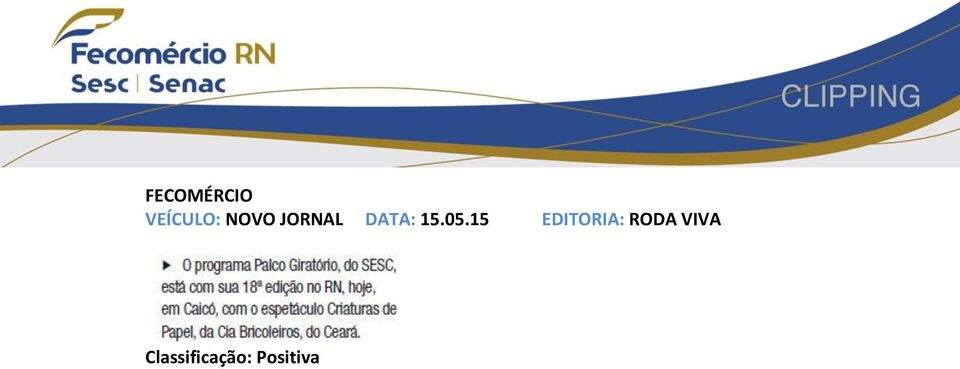 05.15 EDITORIA: RODA