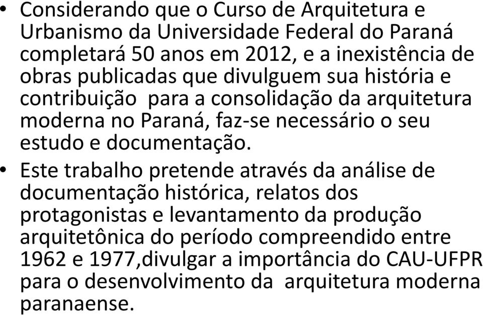 documentação.