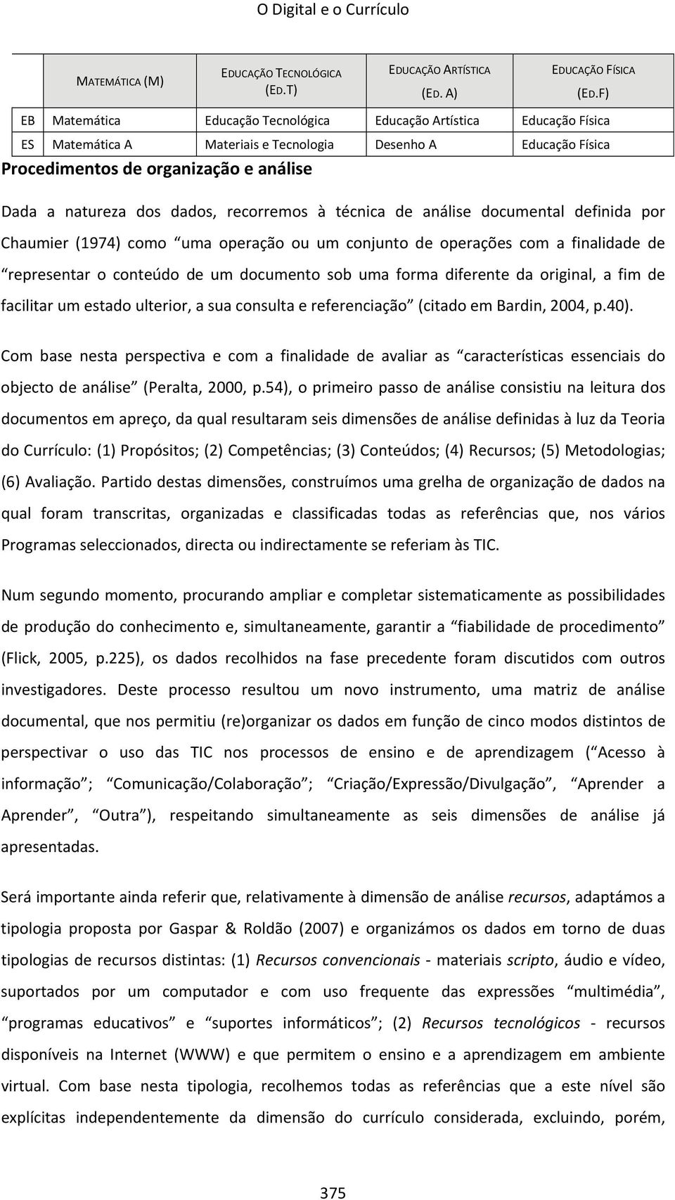 dados, recorremos à técnica de análise documental definida por Chaumier (1974) como uma operação ou um conjunto de operações com a finalidade de representar o conteúdo de um documento sob uma forma