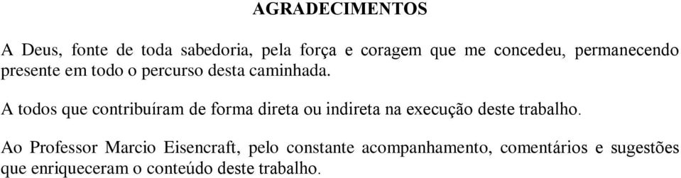 A todos que contribuíram de forma direta ou indireta na execução deste trabalho.