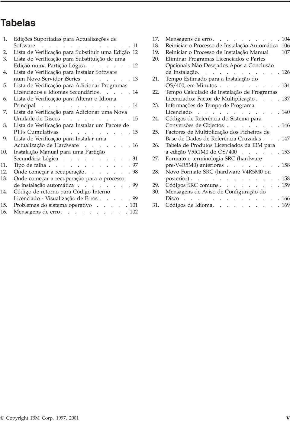 Lista de Verificação para Adicionar Programas Licenciados e Idiomas Secundários..... 14 6. Lista de Verificação para Alterar o Idioma Principal............. 14 7.