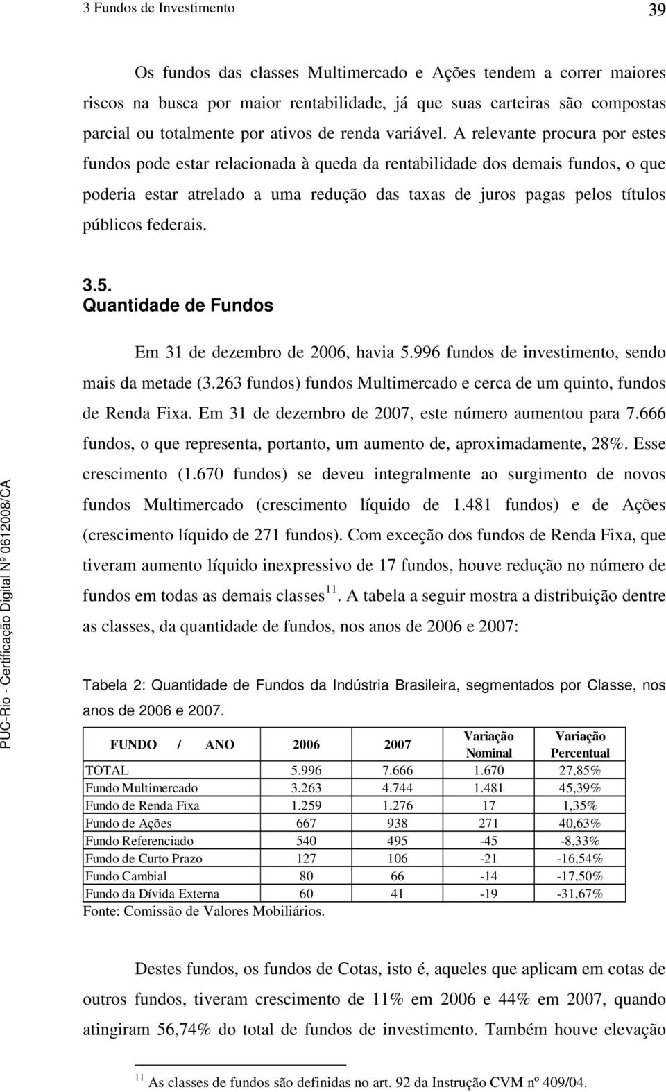 A relevante procura por estes fundos pode estar relacionada à queda da rentabilidade dos demais fundos, o que poderia estar atrelado a uma redução das taxas de juros pagas pelos títulos públicos