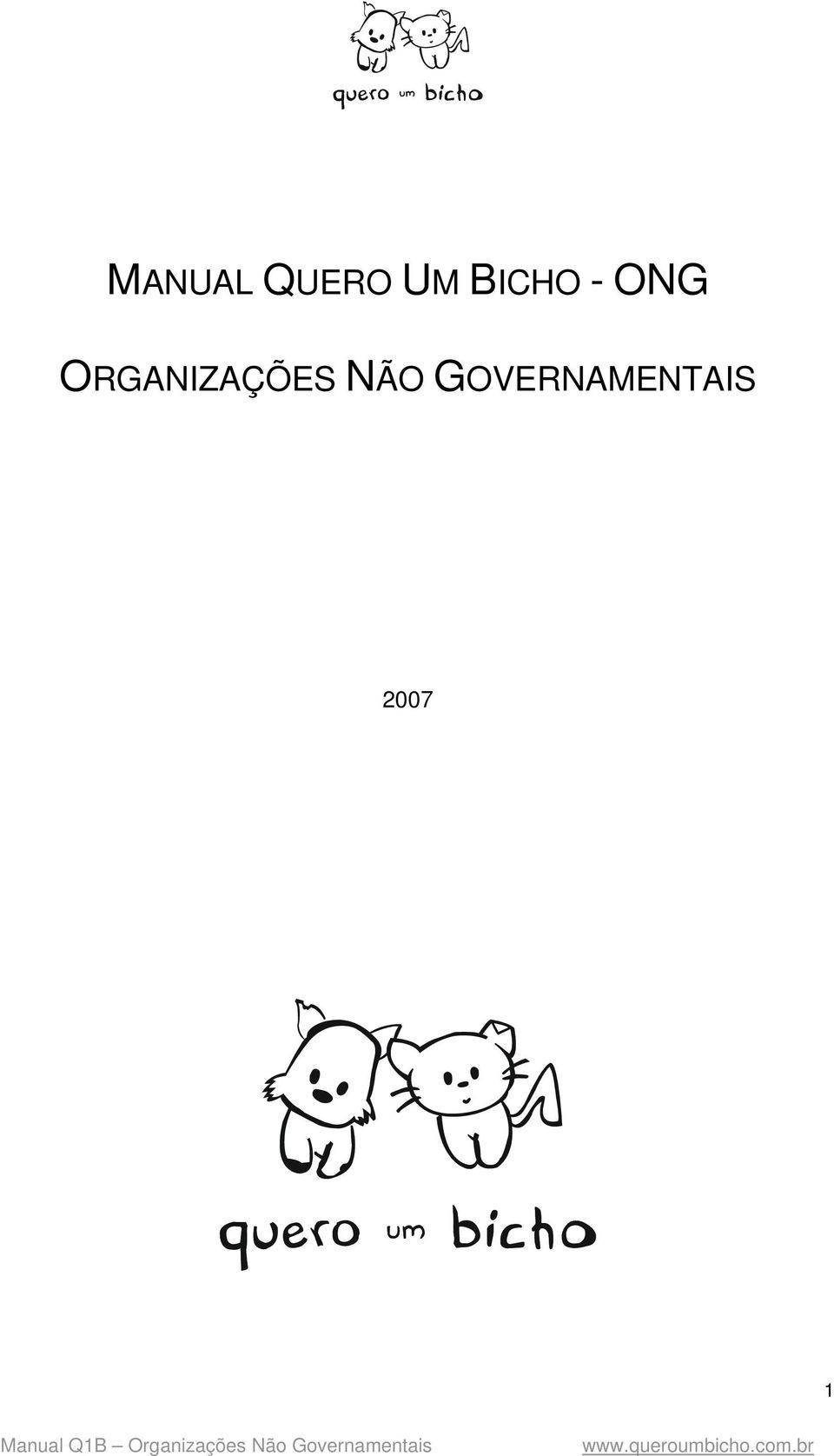 ORGANIZAÇÕES NÃO