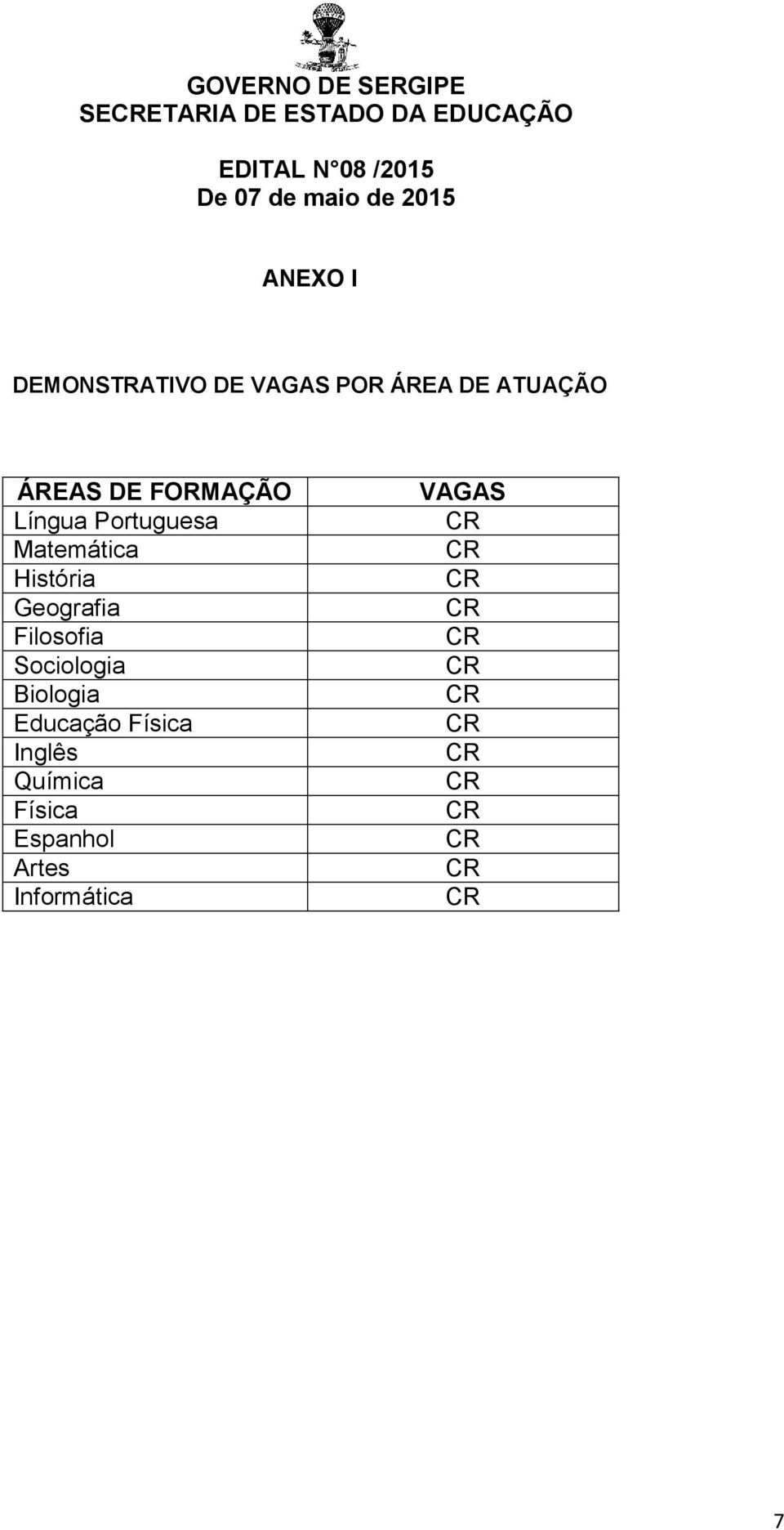 Matemática História Geografia Filosofia Sociologia Biologia