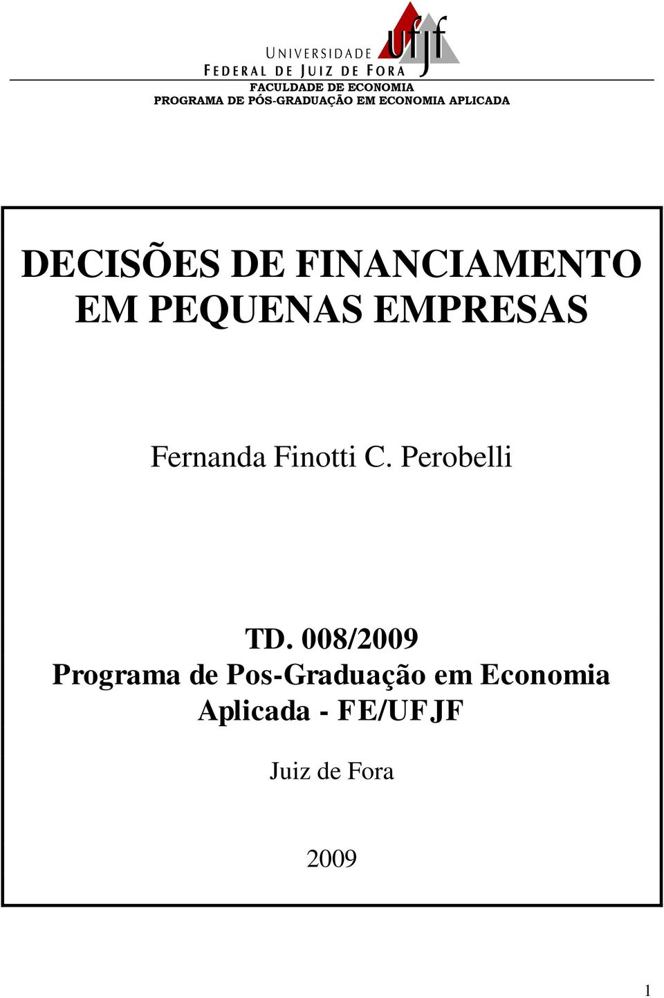 EMPRESAS Fernanda Finotti C. Perobelli TD.