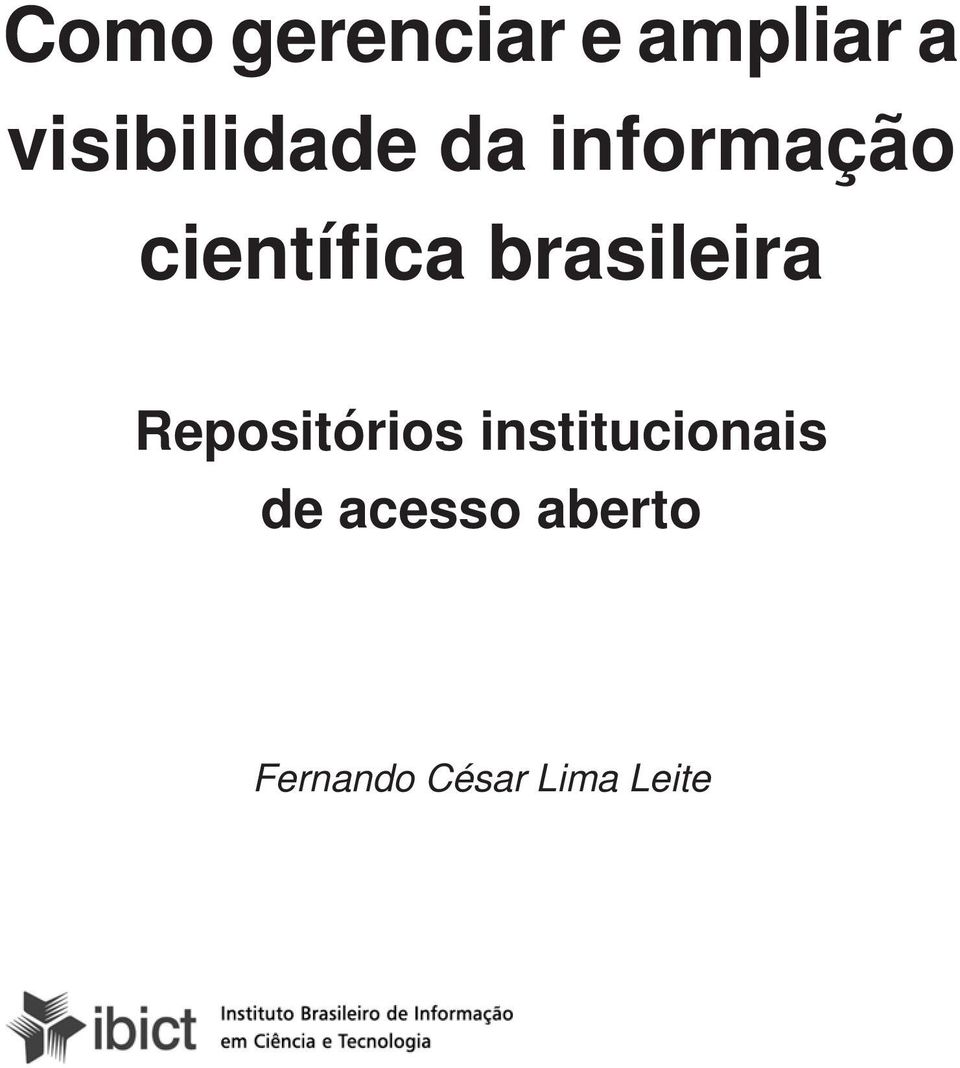 científica brasileira Repositórios