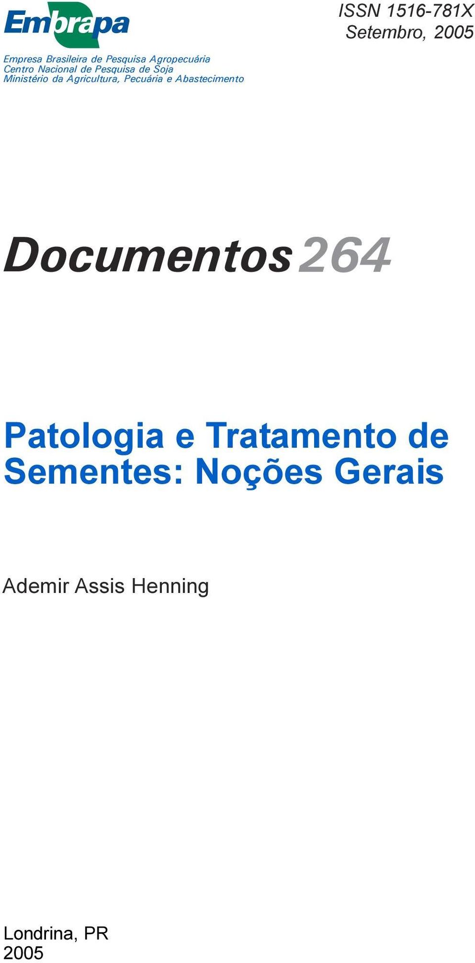 Agricultura, Pecuária e Abastecimento Documentos264 Patologia e