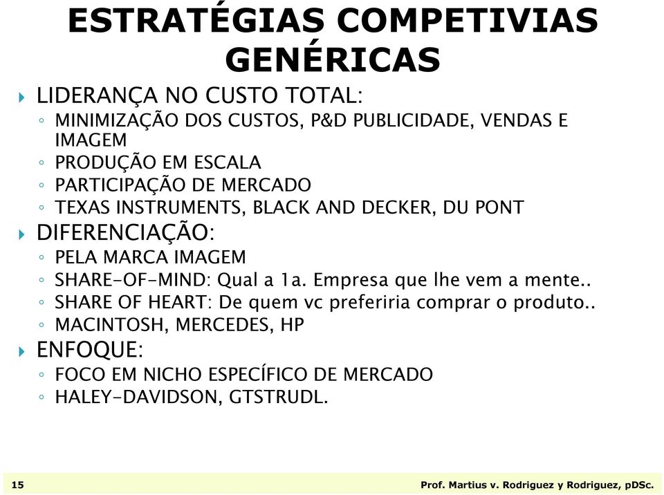 SHARE-OF-MIND: Qual a 1a. Empresa que lhe vem a mente.. SHARE OF HEART: De quem vc preferiria comprar o produto.