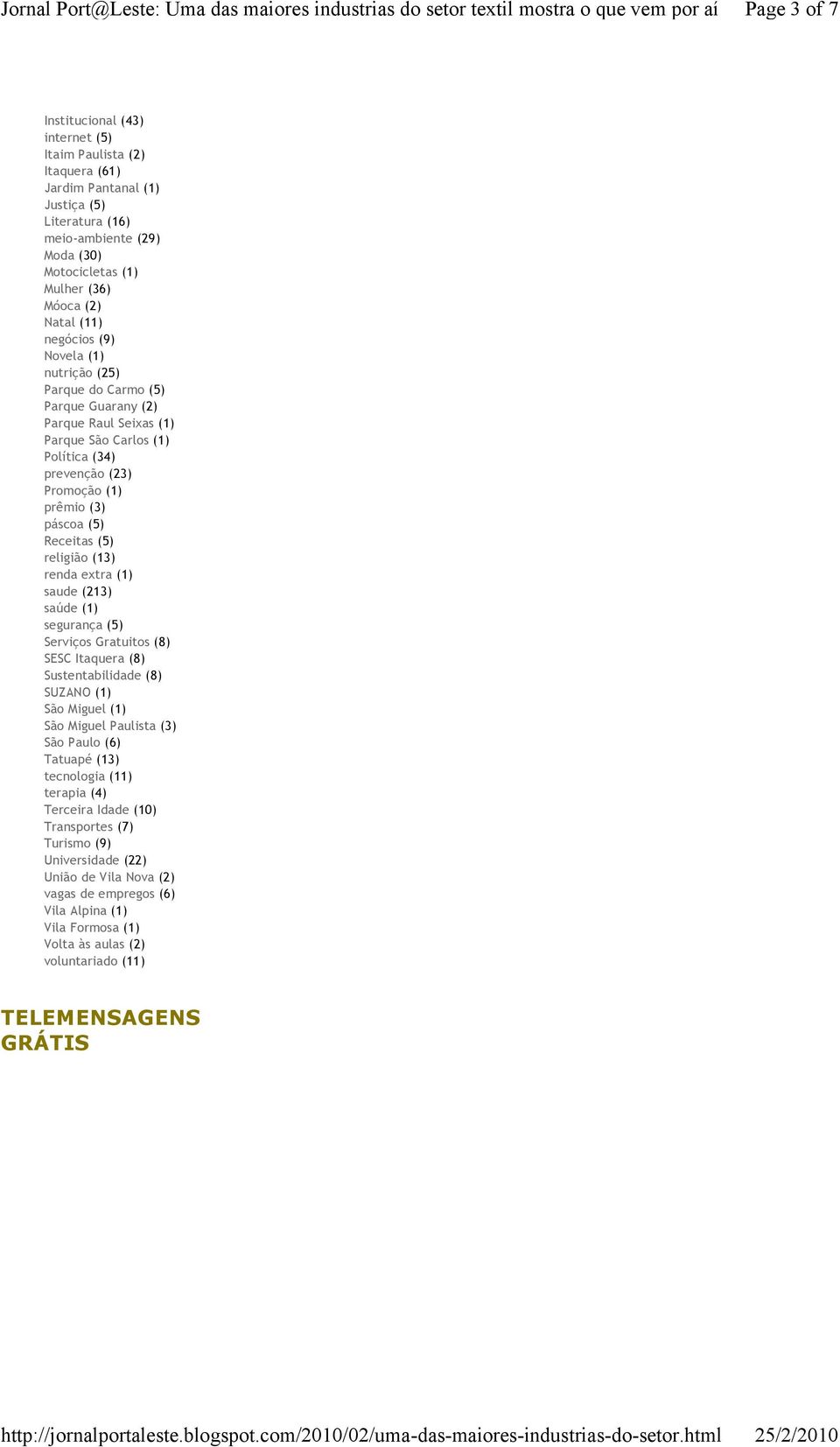 (5) religião (13) renda extra (1) saude (213) saúde (1) segurança (5) Serviços Gratuitos (8) SESC Itaquera (8) Sustentabilidade (8) SUZANO (1) São Miguel (1) São Miguel Paulista (3) São Paulo (6)