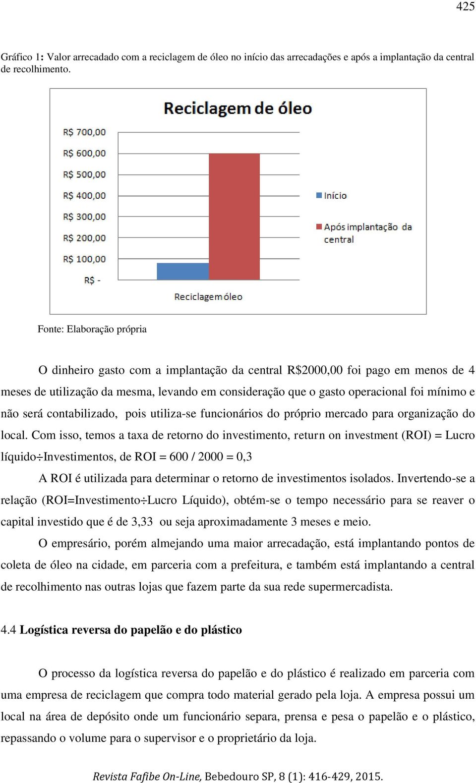 será contabilizado, pois utiliza-se funcionários do próprio mercado para organização do local.