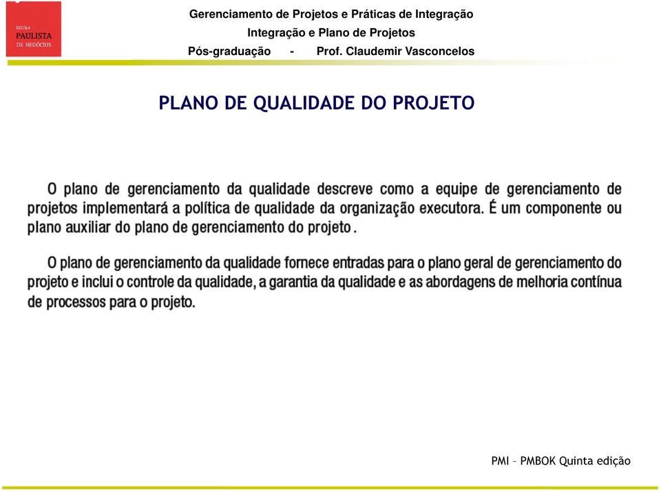 PROJETO PMI